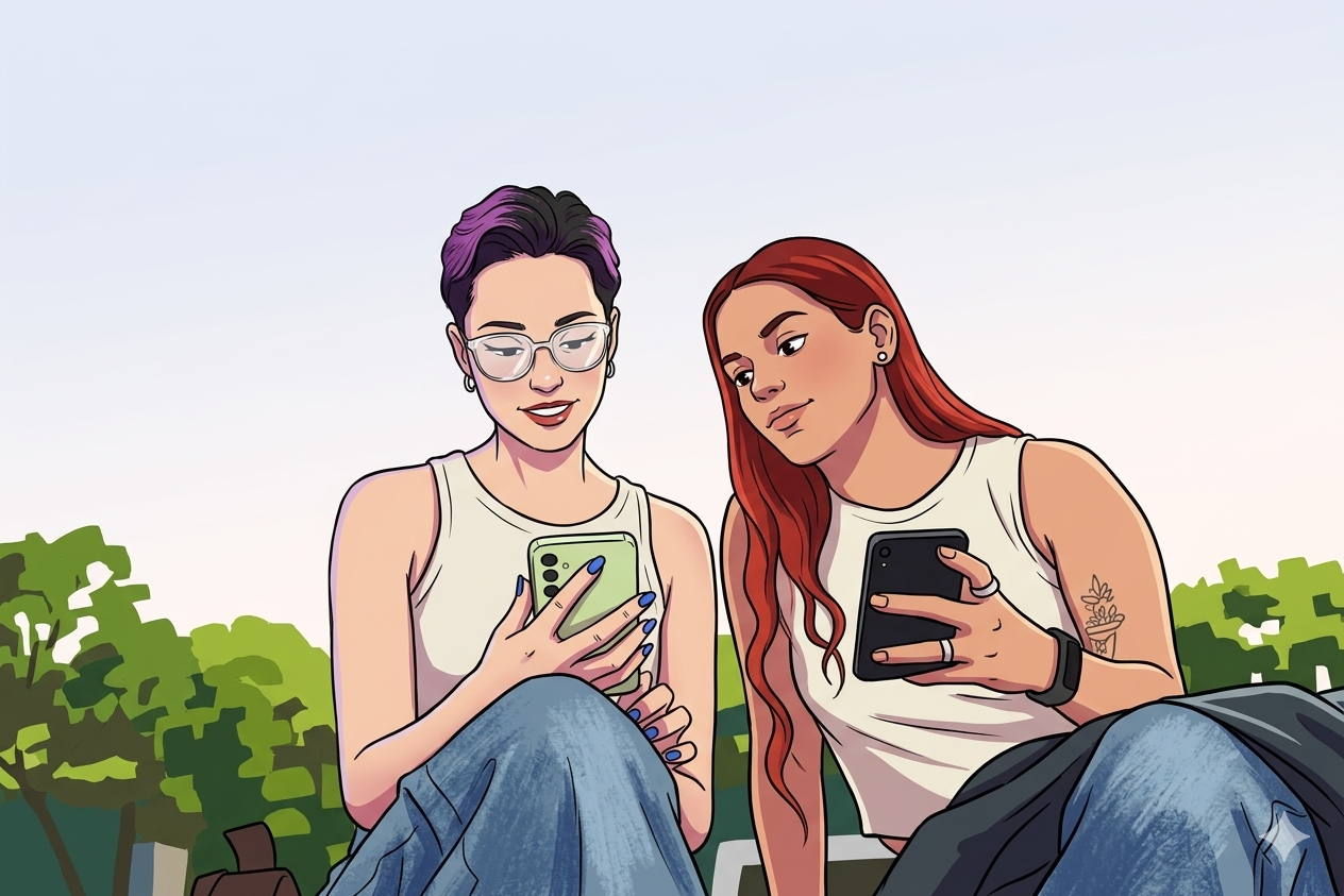 Video call illustration